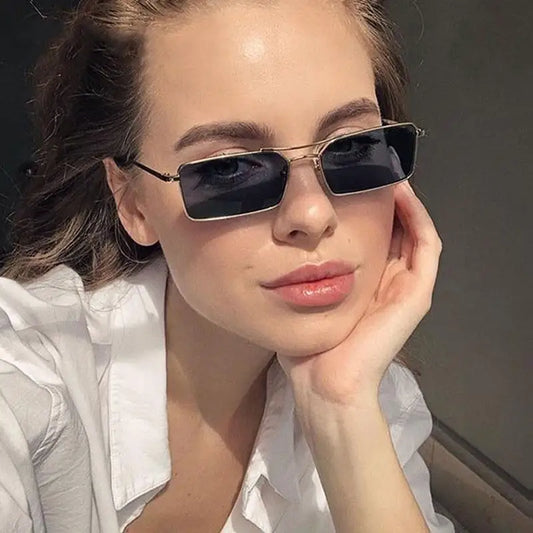 Sonnenbrille verspiegelt, UV400-Schutz, Rahmen aus Metalllegierung – Ansicht 1