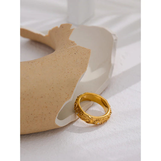Ring mit Mond, mit Stern – Ansicht 2