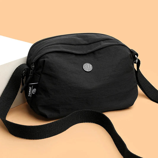 Crossbody Handtasche Nylon Reißverschluss – Ansicht 1