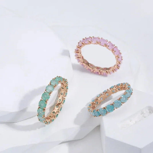Ring roségold-beschichtet, aus Kupfer – Ansicht 1