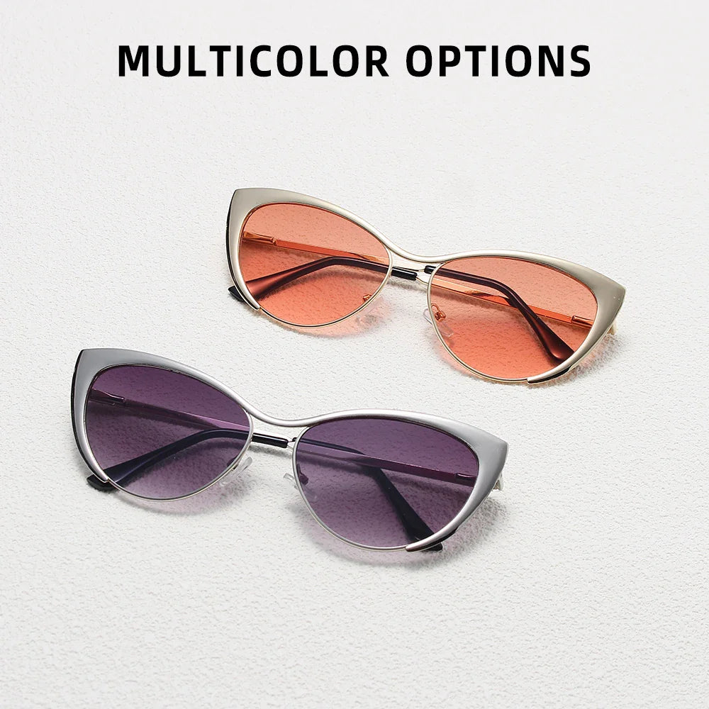Elegante Sonnenbrille Metall UV400 – Ansicht 4