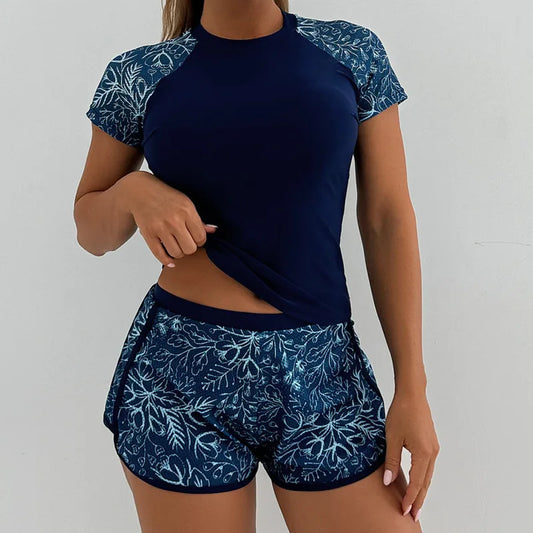 Tankini, bedruckt, aus Polyester und Elasthan – Ansicht 1