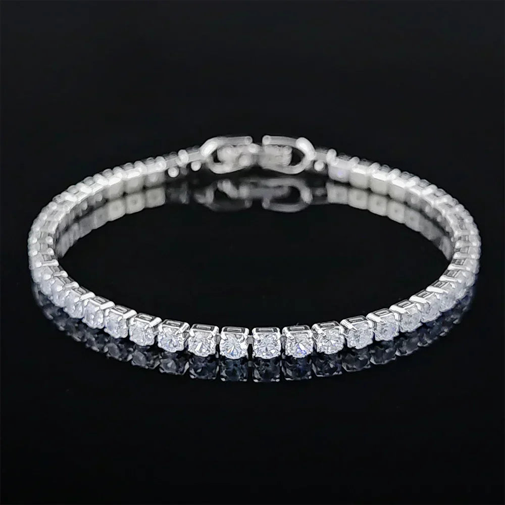 Princess Armband 4mm silberfarben 17cm – Ansicht 1