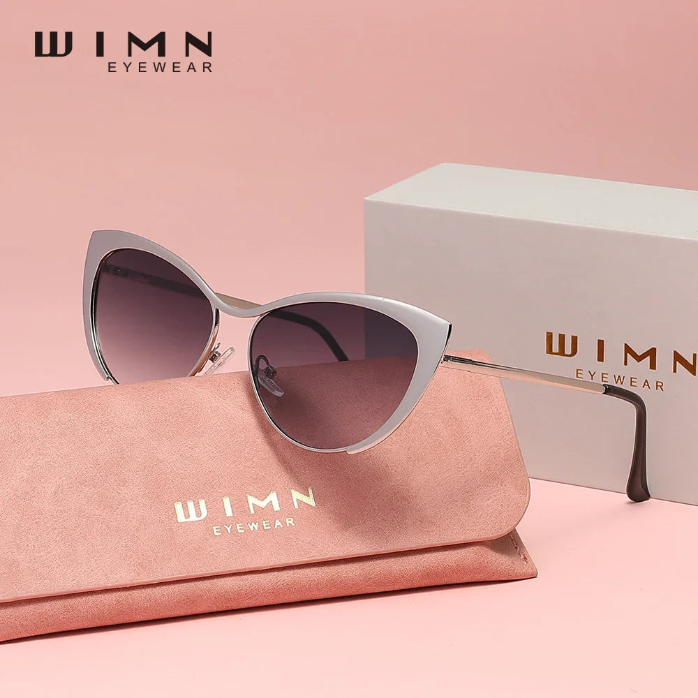 Elegante Sonnenbrille Metall UV400 – Ansicht 1