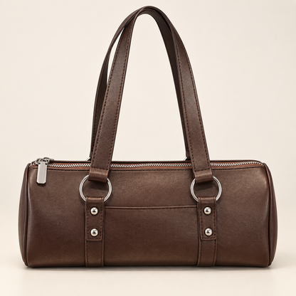Schultertasche mit Ringdetail